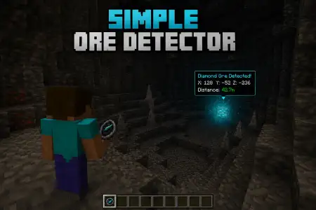 Simple Ore Detector Addon pic 1