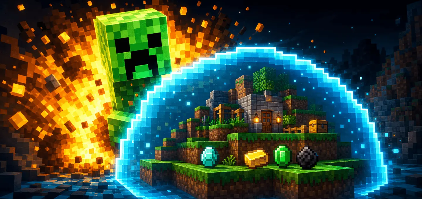 Safe Creeper Explosions | No Block Damage Adoon pic 4