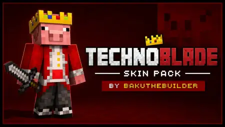 Technoblade Skin Pack pic 1