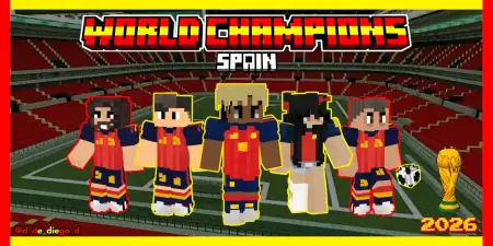 World Champions Spain Skin Pack pic 1