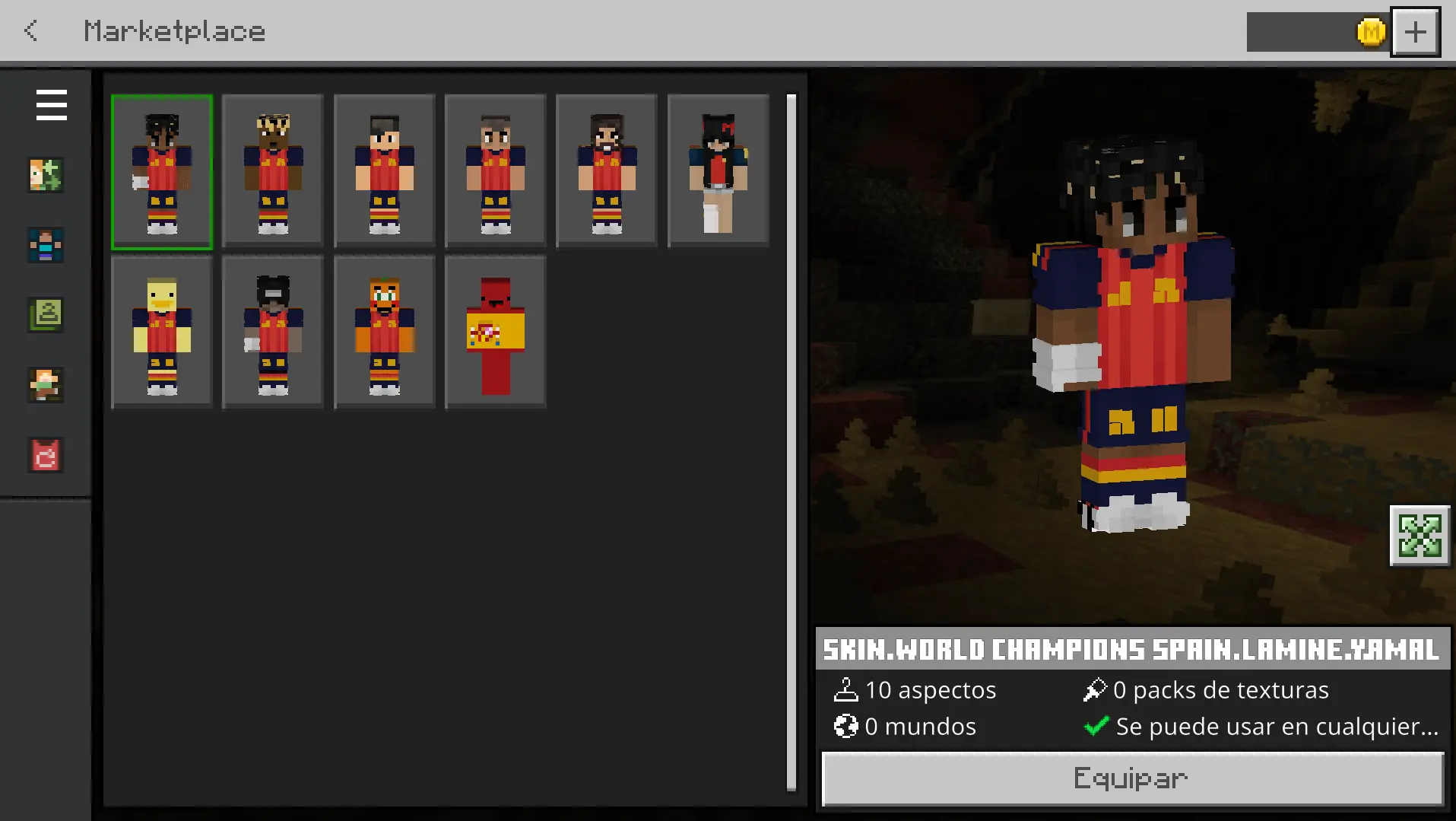 World Champions Spain Skin Pack pic 4