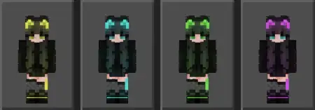 Neon Cats Skin Pack pic 3