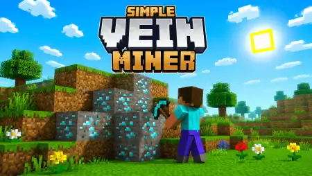 Simply Vein Miner Addon pic 1