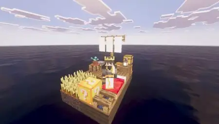 Lucky Block Survival Raft Map pic 4