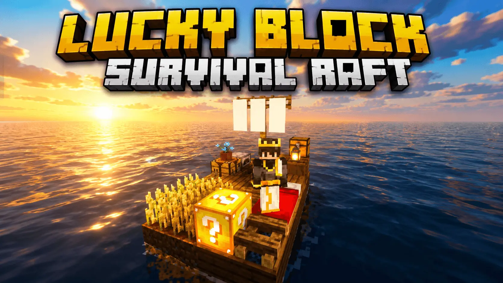 Lucky Block Survival Raft Map pic 5