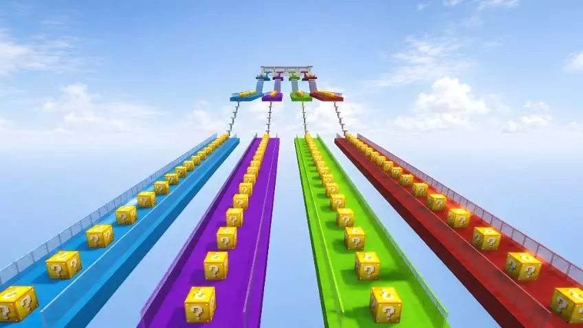 Lucky Block Race (4 Player Supported) Map pic 6