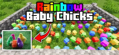 Rainbow Baby Chicks Addon pic 1