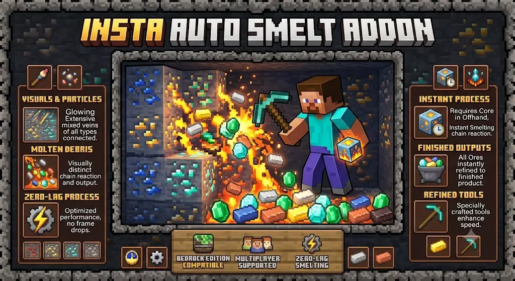 Insta Auto Smelt Addon pic 2