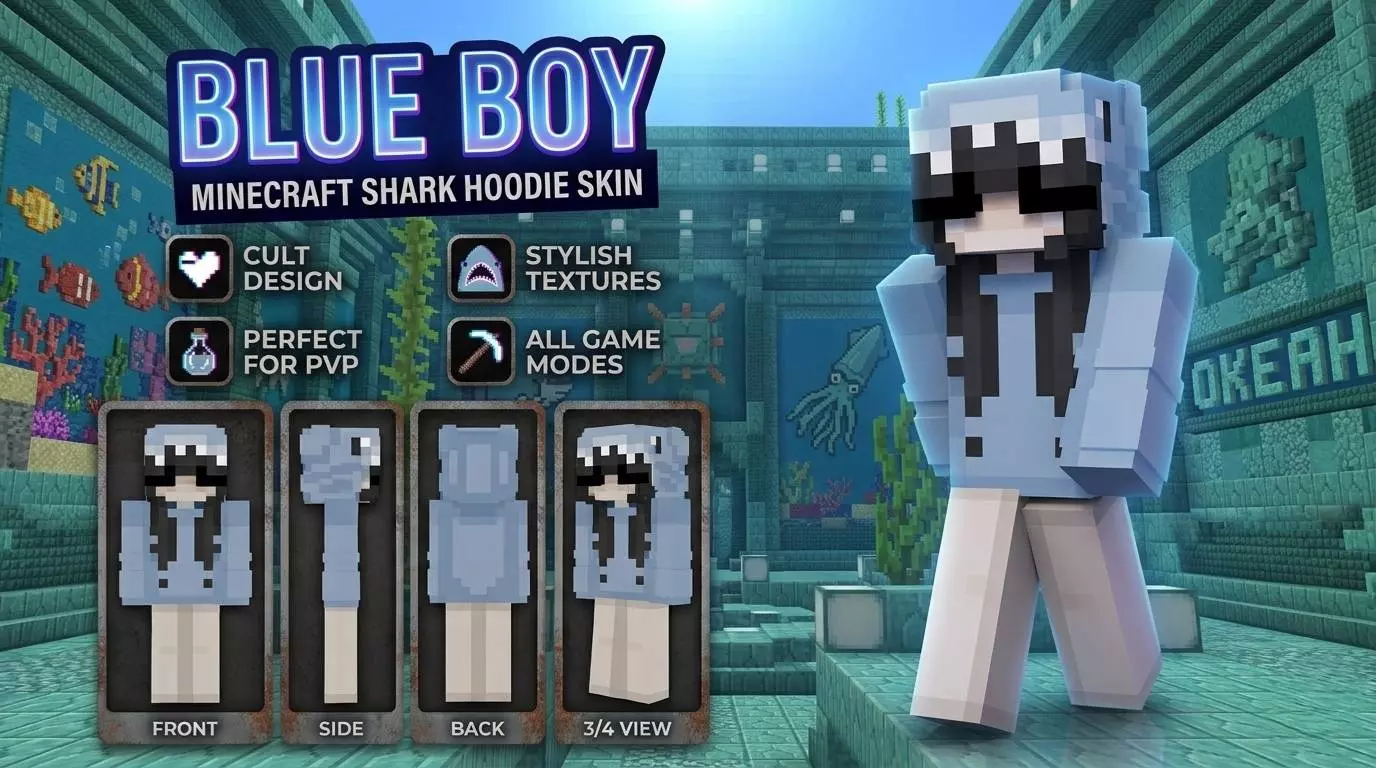 Blue Boy Skin pic 3