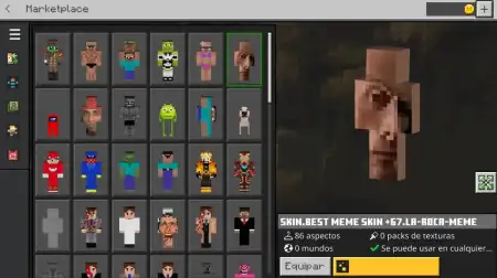 Best Meme Skin +67 Funny Skin Pack pic 2