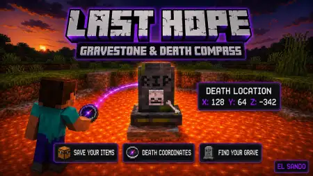 Last Hope Gravestone & Death Compass Addon pic 1