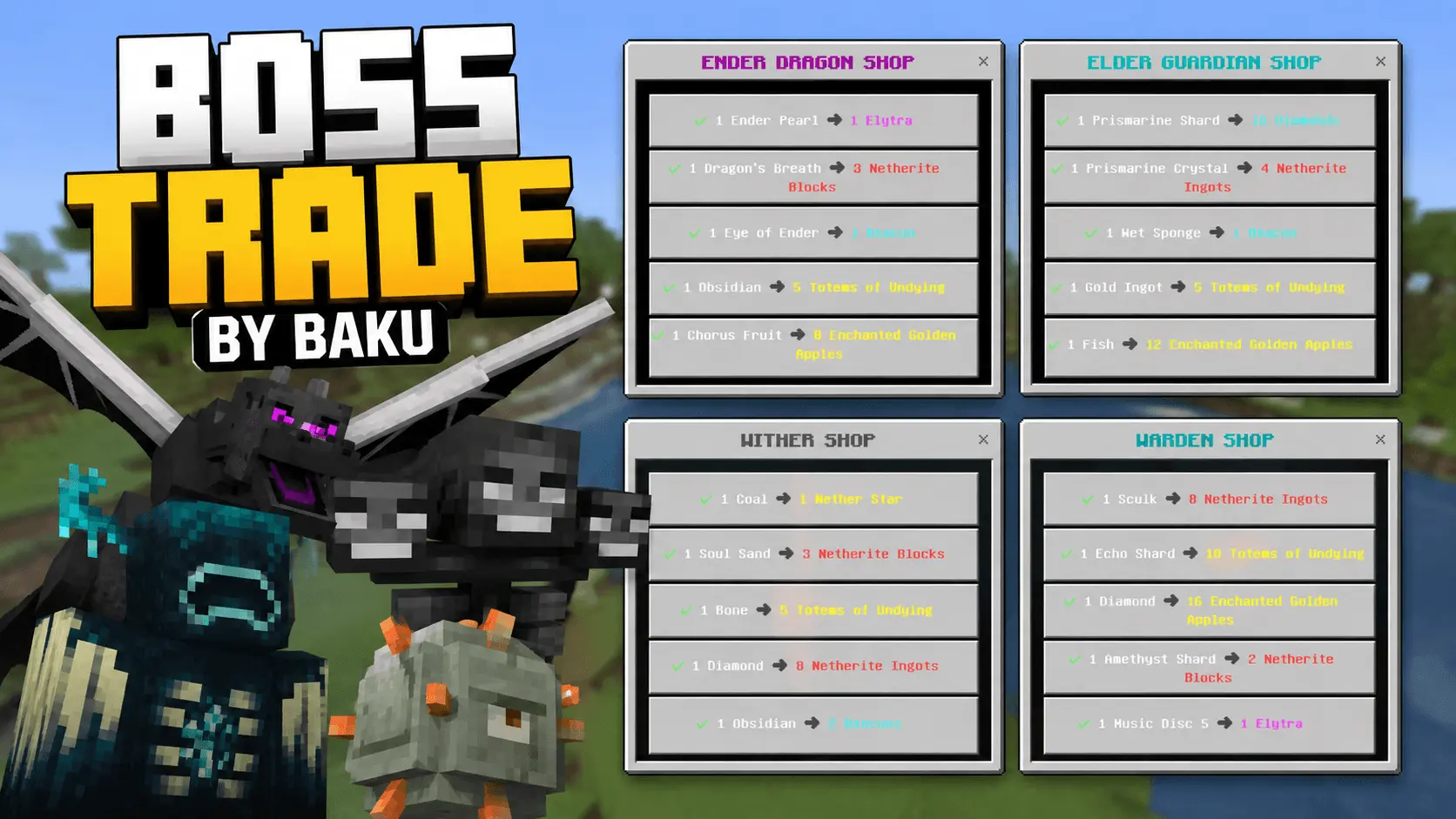 Bosses Trade OP Addon pic 5