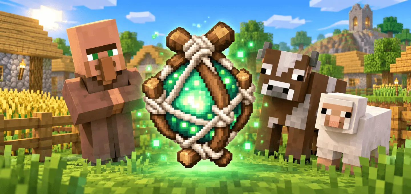 Mob Catcher Lite | Carry Villagers & Animals Addon pic 4