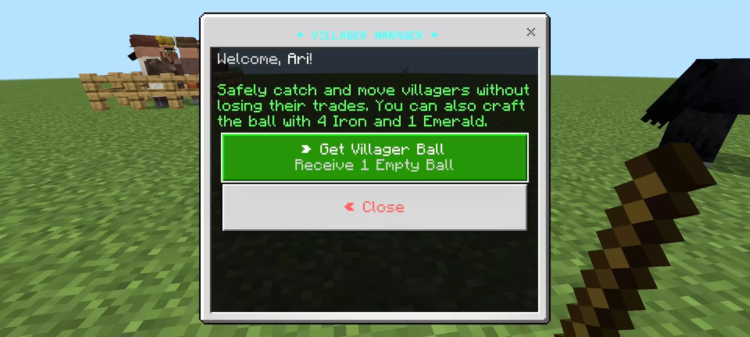 Villager Manager Addon pic 7