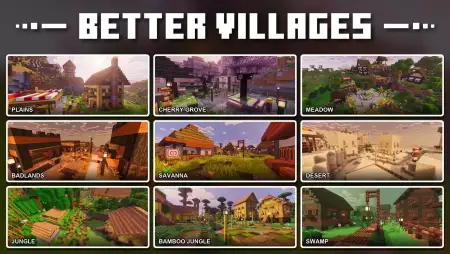 Better Biome Villages Addon pic 1