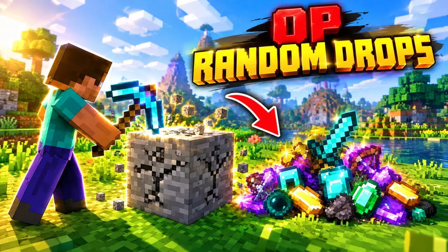 Every Block Drops OP Items Addon pic 2