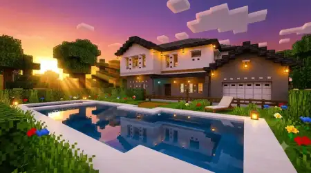 Suburban Villa – Hardcore Survival Base Map pic 1