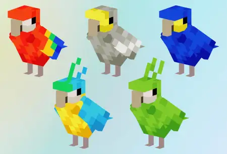 Prettier Parrots – Addon / Texture Pack pic 2