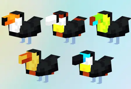 Prettier Parrots – Addon / Texture Pack pic 3