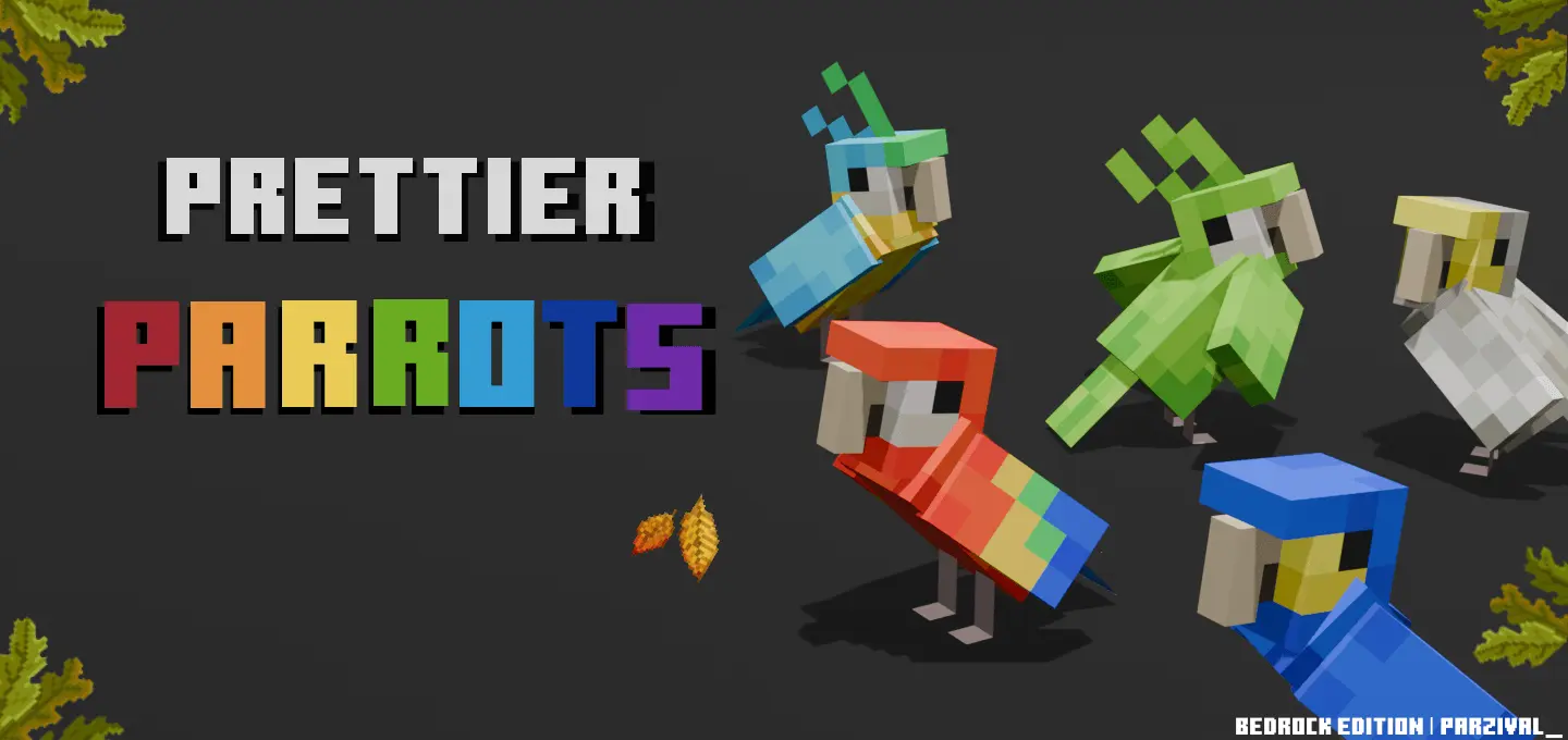 Prettier Parrots – Addon / Texture Pack pic 4