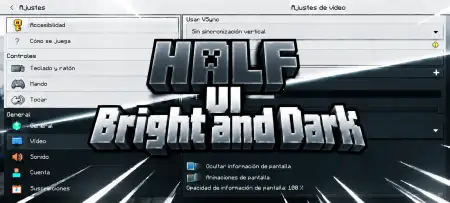 Half Bright-Dark UI – Texture Pack pic 1