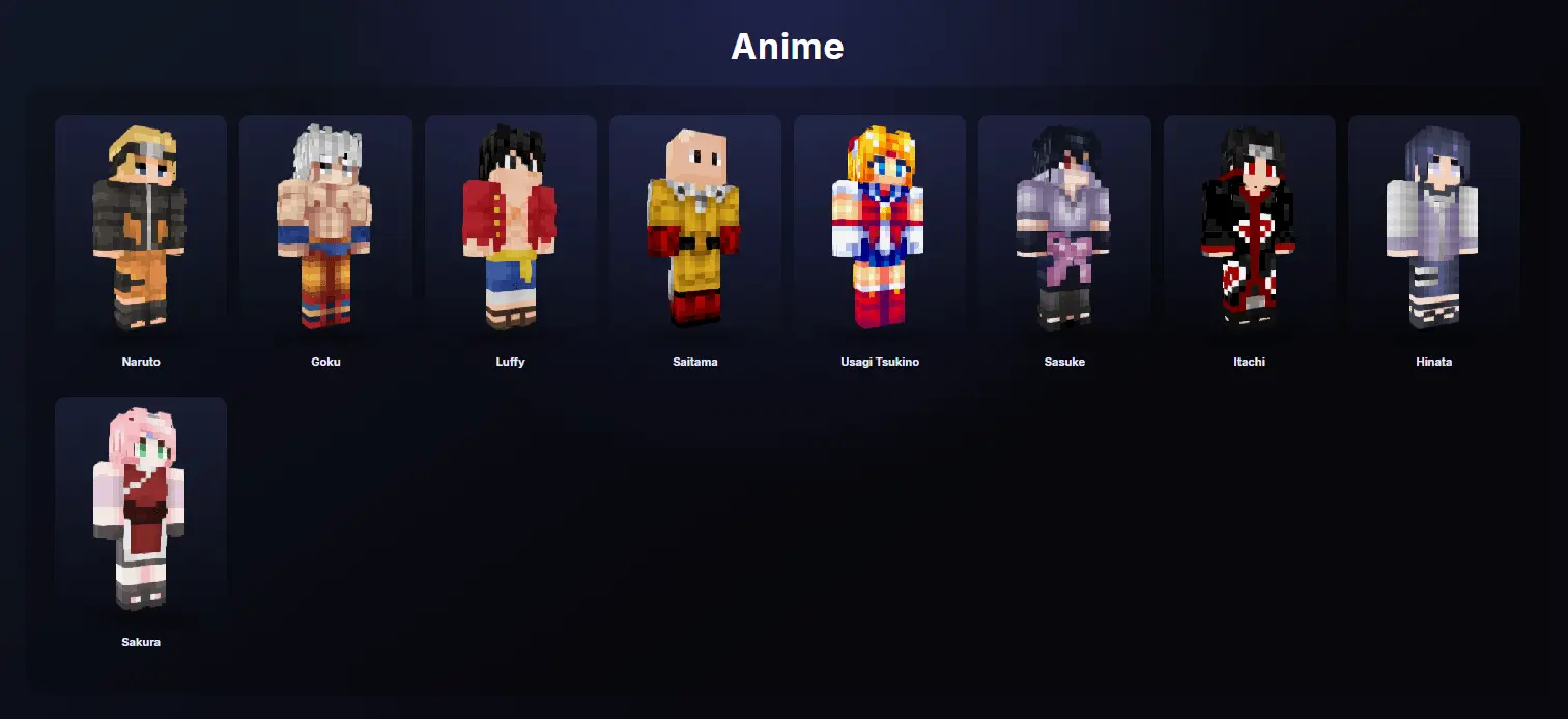 Anime Skin Pack pic 5