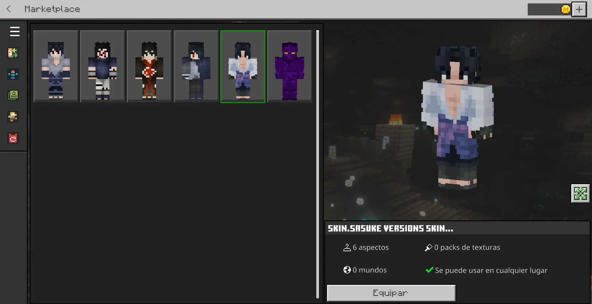 Sasuke Uchiha Skin - Naruto pic 6