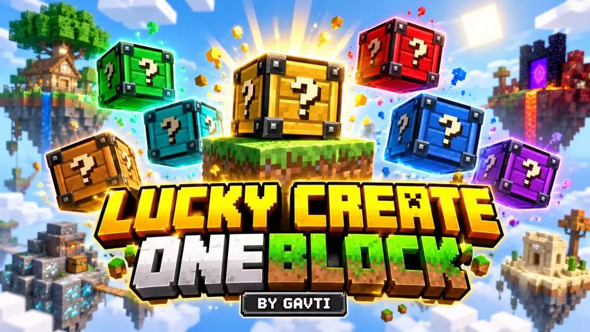 One Block Lucky Crate Map pic 4