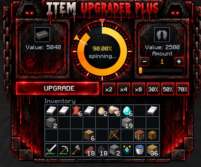 Gambling Item Upgrader Addon pic 8